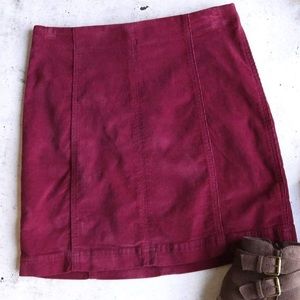 Free People Corduroy Skirt